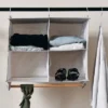 Household Essentials 4 Pocket Wide Organizer With Hangbar Silver -Decor Haven Shop GUEST 296d941e ca15 4524 b959 0c875cc7a4c9