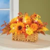 Collections Etc LED Lighted Autumn Floral Basket Centerpiece 16 X 9 X 10.5 -Decor Haven Shop GUEST 296eb45f d3e5 4586 b024 19bb03bef2e1