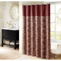 Paisley Jacquard Polyester Shower Curtain -Decor Haven Shop GUEST 2b292712 c68b 41e7 a19b 4b14b0d473a2