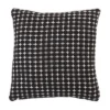 Saro Lifestyle Cross Thread Decorative Pillow Cover, Black, 18" -Decor Haven Shop GUEST 2bb92146 aef7 4058 8c0b ef5dfa25fe7b