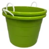 Homz 17 Gallon Indoor Outdoor Storage Bucket W/Rope Handles For Sports Equipment, Party Cooler, Gardening, Toys And Laundry, Bold Lime Green (2 Pack) -Decor Haven Shop GUEST 2bec0e1d 8dde 4715 8de3 5a3f291f98f3