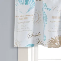 52"x18" Harbor Life Window Valance Blue - Lush Décor -Decor Haven Shop GUEST 2c982ecb 9bc8 4612 b075 488cfebccf0c