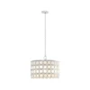 Abbot 4-Light Drum-Shaped Chandelier White - Hampton Hill -Decor Haven Shop GUEST 2e0213f6 7532 4d8d a023 984a55f7ddb8