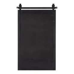 18" X 28" Cates Functional Wall Mirror Black - Kate & Laurel All Things Decor -Decor Haven Shop GUEST 2e0715aa e943 4588 9d64 c9cc6183cb98