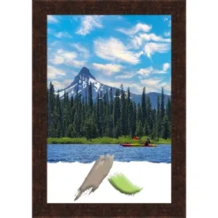 Amanti Art William Mottled Bronze Narrow Picture Frame -Decor Haven Shop GUEST 2f43f7aa 4692 4d3f 9255 3992c153f0c1