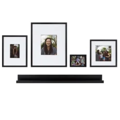 5pc Gallery Frame/Shelf Box Set Black - Kate & Laurel All Things Decor -Decor Haven Shop GUEST 3036bcb5 7ccb 4537 a992 8aff966fc8be