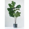 3' Artificial Faux Fiddle Fig Leaf Plant Tree In Pot - Storied Home -Decor Haven Shop GUEST 3150ebf9 186b 4ca4 94ae 27361671a240