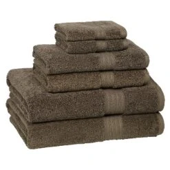 6pc Signature Solid Bath Towel Set - Cassadecor -Decor Haven Shop GUEST 31595799 79b7 42a8 86ca 8d1a87be027c