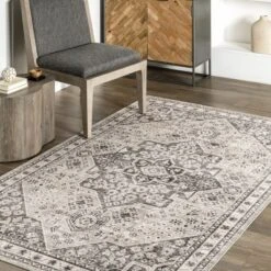 NuLOOM Eira Medallion Stain-Resistant Machine Washable Area Rug -Decor Haven Shop GUEST 32826803 0793 4994 90d4 5d23e44583fb