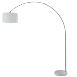 FC Design Modern 81" Tall Standing Adjustable Arched Floor Lamp With Drum Shade And Marble Base -Decor Haven Shop GUEST 33d98b34 cdbb 496e 8564 58ff3703a04d