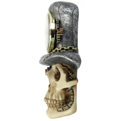 Design Toscano Steampunk Mad Hatter Skull Sculptural Wall Clock -Decor Haven Shop GUEST 362edd51 3818 42f3 849b 2bd3ff7aa99e