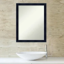 Madison Black Non-Beveled Wood Bathroom Wall Mirror -Decor Haven Shop GUEST 36c8feb7 99e0 44fc 8e80 9e23889cf947