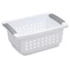 Sterilite Small Plastic Stacking Storage Basket Container Totes W/ Comfort Grip Handles And Flip Down Rails For Household Organization, White, 8 Pack -Decor Haven Shop GUEST 373497ac 6c8e 4892 8bbd 3a8330ae00ea