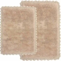 2pc Solid Crochet Bath Rug Set - Chesapeake -Decor Haven Shop GUEST 3774ce77 0cc8 4fbb 8828 c55b48a1c877