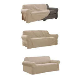 Stretch Plush Loveseat Slipcover - Zenna Home -Decor Haven Shop GUEST 37e2305f c688 482c 8e4b 3ae06917d344