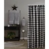 Park Designs Buffalo Check Shower Curtain - Black & Cream -Decor Haven Shop GUEST 38a2566f de6c 4f82 8981 56317d5022e5