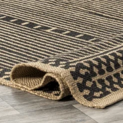 NuLOOM Noel Bohemian Striped Hand Woven Jute Area Rug -Decor Haven Shop GUEST 3b14de03 8e9a 43d0 9cce 0c5a0d41a947