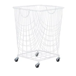 French Country Iron Storage Cart White - Olivia & May -Decor Haven Shop GUEST 3c05068b e584 4d46 a190 cc90b8170622