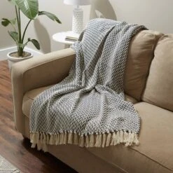 50"x60" Zig-Zag Throw Blanket - Design Imports -Decor Haven Shop GUEST 3c3e8e48 ecd2 4ddc 9824 638cb691fef1