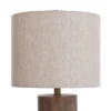 Round Moulded Table Lamp With Ribbed Wood - StyleCraft -Decor Haven Shop GUEST 3d46ea82 e04c 41e9 a200 9e509d6870d2