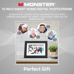 Monster Smart Home 16 GB Digital Photo Frame, High Definition 1280p Smart Picture Frame-8 Inch -Decor Haven Shop GUEST 3e346917 114a 4594 a040 b2f344d8993a