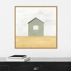 22" X 22" Rural Barn Simplicity II By Courtney Prahl Framed Canvas Wall Art Light Brown - Amanti Art -Decor Haven Shop GUEST 3fcec22a 0c70 47d1 bfb7 662ab9fd135c