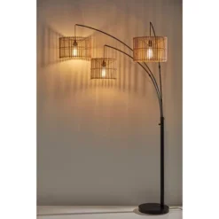 82" Cabana Collection 3-Arm Arc Lamp Black - Adesso -Decor Haven Shop GUEST 409c2b20 4279 49bb 8542 f6d3e3f05c79