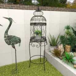 47" Iron Vintage Birdcage Black - Olivia & May -Decor Haven Shop GUEST 41281335 3a0b 4c8a 8c18 1649480419ab