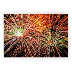 Shannon Clark Fireworks Welcome Mat - Society6 -Decor Haven Shop GUEST 42550695 2992 4411 adc4 dc91311df9c2