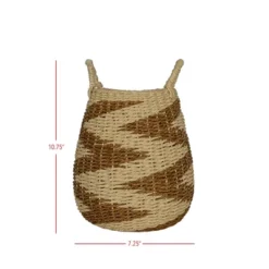 Brown Basket Woven Rope By Foreside Home & Garden -Decor Haven Shop GUEST 42841cbd 8316 440b 935e 6e25bc0413dd