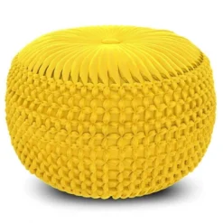 Vanessa Round Pouf - Wyndenhall -Decor Haven Shop GUEST 434cae3c d8ca 4475 9520 5be02c25d283