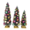 Christmas 16.5" Silver Rainbow Trees Putz Village Retro Cody Foster - Decorative Figurines -Decor Haven Shop GUEST 443a9611 bd9c 4c35 9dbd 3fe12c2c69a6