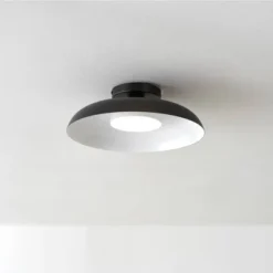 1-Light LED Integrated Matte Black Flush Mount Ceiling Light - Globe Electric -Decor Haven Shop GUEST 45038d43 012a 4e57 9f32 5d6c9116f2e4