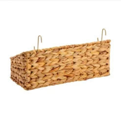 Farmlyn Creek 2 Pack Wall Mounted Decorative Hyacinth Storage Baskets With Hooks For Bathroom, Laundry Room, Nursery -Decor Haven Shop GUEST 454c05ac 6c6d 4caf a0b7 c291ea70895d