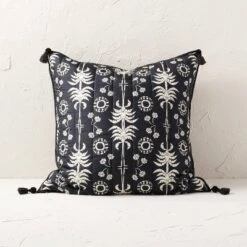 Palm Frond Printed Quilt Sham Black/Off-White - Opalhouse™ Designed With Jungalow™ -Decor Haven Shop GUEST 46e442d4 e0c7 460d b081 1a8cda65a698