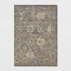 Distressed Persian Woven Rug Brown - Threshold™ -Decor Haven Shop GUEST 48a47794 724e 4ad9 b055 fbbf67e27a6f