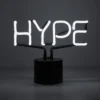 Amped Co 9.6" X 8.3" HYPE Real Neon Light Novelty Desk Lamp, White -Decor Haven Shop GUEST 492b1211 2f3b 4302 bf7d 8624c18c9171