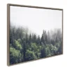 28" X 38" Sylvie Lush Green Forest On A Foggy Day Framed Canvas Gray - Kate & Laurel All Things Decor -Decor Haven Shop GUEST 4bafa778 6cf8 4dd4 9048 aceb0748d12d