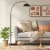 Adjustable Arc Floor Lamp With Swivel Head Black (Includes LED Light Bulb) - Threshold™ -Decor Haven Shop GUEST 4d252820 993e 40f4 abbe f2ae65ed404d