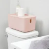 Cade Lidded Storage Bin Blush - IDESIGN -Decor Haven Shop GUEST 4d5982ec a14f 4b09 8458 50c12f331de2