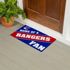 Evergreen New York Rangers Team Turf Mat- 28 X 16 Inches Indoor Outdoor Doormat -Decor Haven Shop GUEST 4e9067c2 04a5 48c9 933e 14b7fe2be510