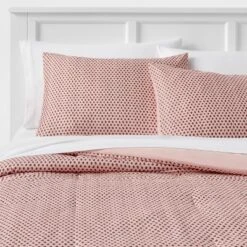 Strawberry Print Reversible Microfiber Comforter & Sheet Set Light Pink - Room Essentials™ -Decor Haven Shop GUEST 509e45d1 864d 4b14 8596 d95b17988f3b