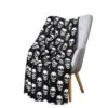 Kate Aurora Oversized Halloween Spooky Skeleton Skulls Plush Fleece Throw Accent Blanket - 50 In. W X 70 In. L -Decor Haven Shop GUEST 50a73416 f72e 4829 8f72 b4d8034031ef