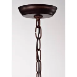 9.84" X 9.84" X 49.62" 3-Light Eresu Chandelier Brown - Warehouse Of Tiffany -Decor Haven Shop GUEST 52231f8d da66 4fd2 a889 5df4999a8880