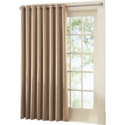 Collections Etc Gramercy Patio Door Grommet Top Curtain Panel, Single Panel, -Decor Haven Shop GUEST 5228ae15 7389 4a32 ad6a a2a162047aad