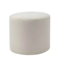 19" Round Pouf Ottoman - WOVENBYRD -Decor Haven Shop GUEST 52f7234d ef6e 4df1 acd0 e5223b7ecfe4