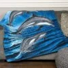 Dawhud Direct 50" X 60" Dolphin Soft Plush Fleece Throw Blanket For Women, Men And Kids -Decor Haven Shop GUEST 53f0a4e9 f5be 455b aedc e74e75f41db6