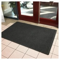 3'x4' Solid Doormat Black - HomeTrax -Decor Haven Shop GUEST 546163f2 f276 4443 a97c b3752f4317e9