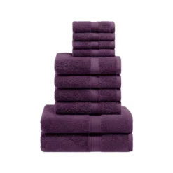 Premium Cotton 800 GSM Heavyweight Plush Luxury 10 Piece Bathroom Towel Set By Blue Nile Mills -Decor Haven Shop GUEST 54ffecb4 f955 4e26 a05e 4c5194085202