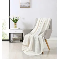 Kate Aurora Ultra Soft & Plush Herringbone Fleece Throw Blanket Covers -Decor Haven Shop GUEST 5529be2b 376a 427a a4ce 859de3e6e129